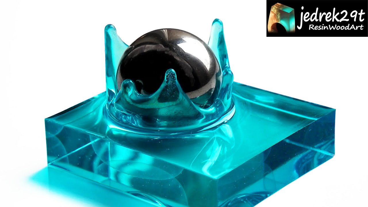 epoxy resin hand sculpture