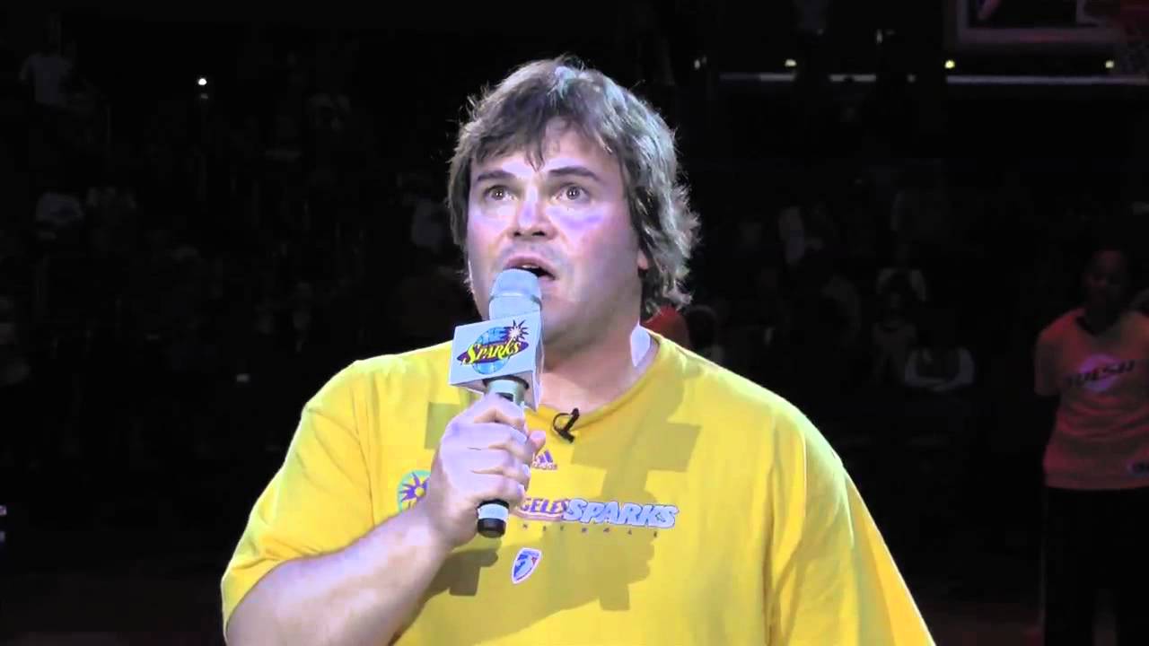 Enjoy this 2011 video of Jack Black singing the National Anthem