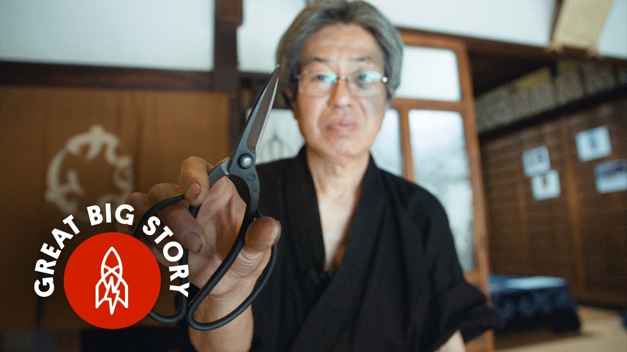 The last traditional bonsai tree scissor maker in Japan