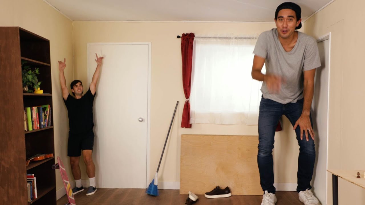 These rooms are actually optical illusions