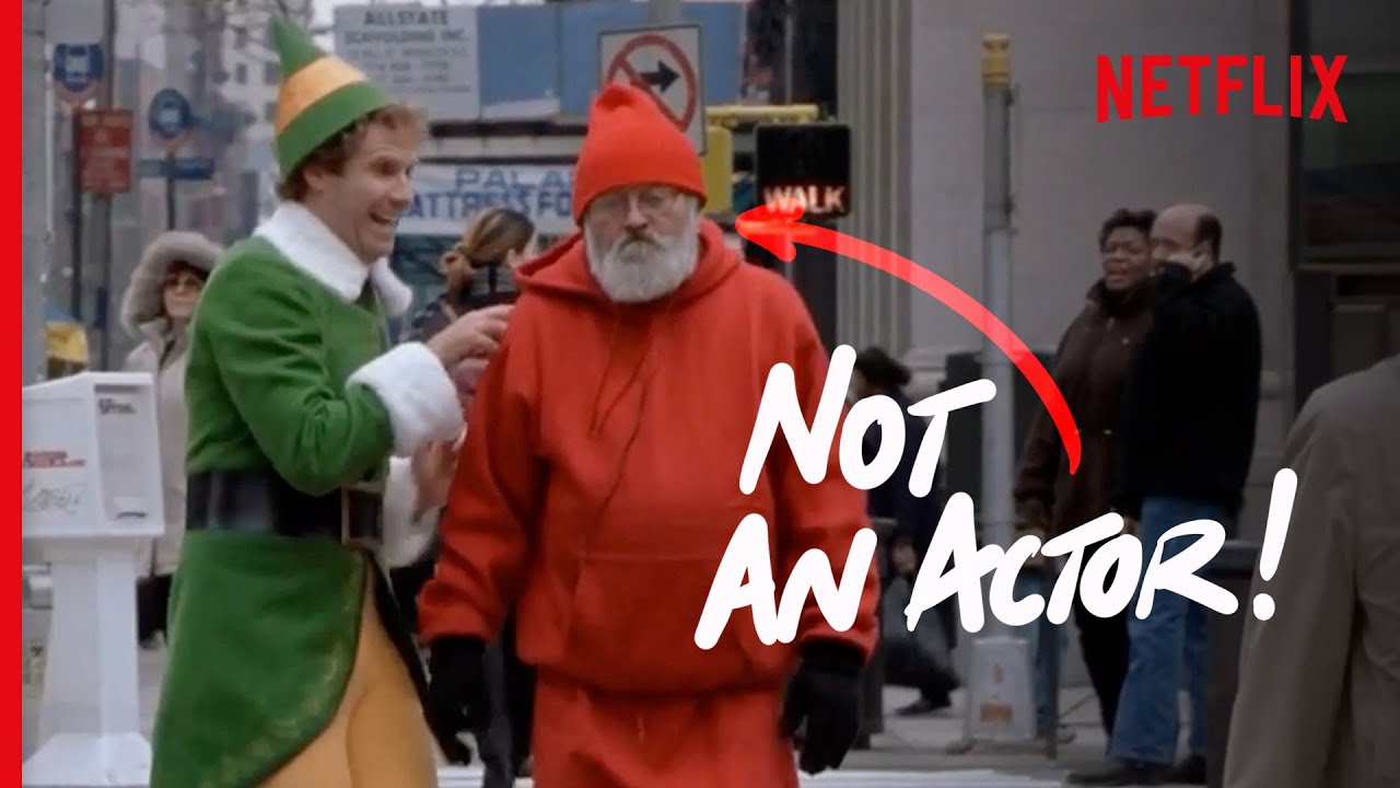 The role "forced perspective" played in the making of the movie 'Elf'