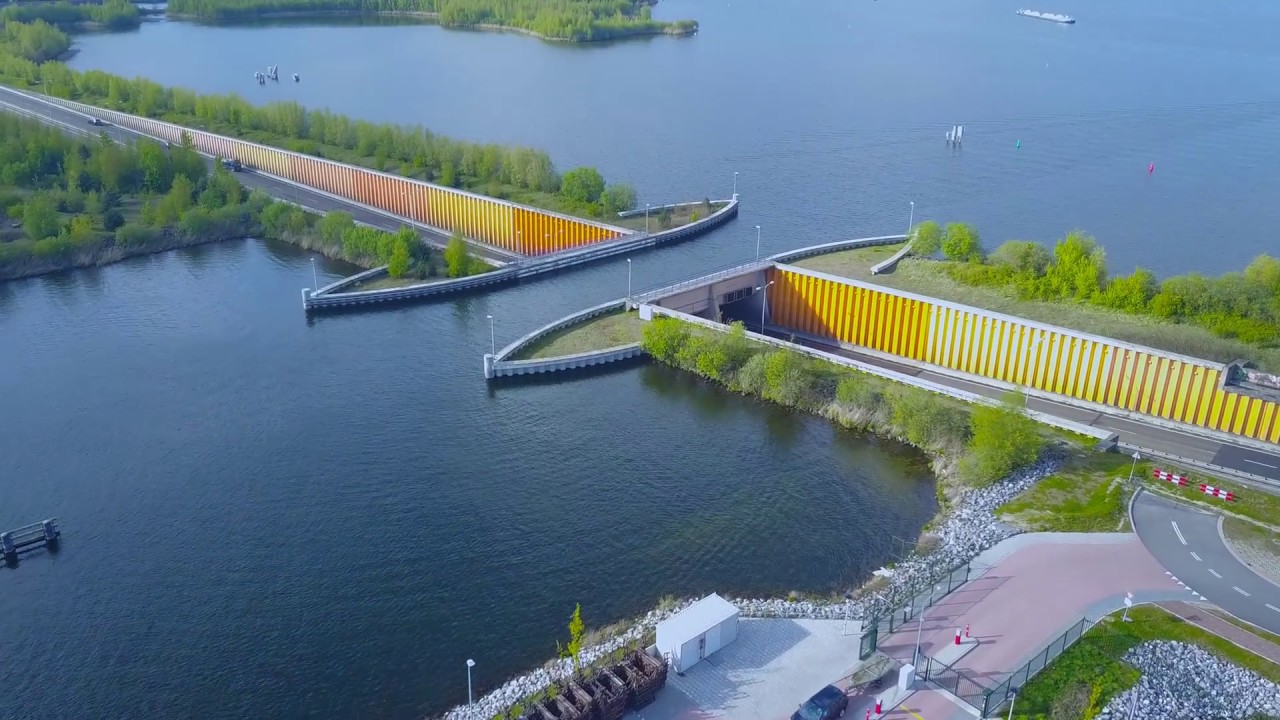 Why the wondrous Veluwemeer Aqueduct Water Bridge in Holland is different