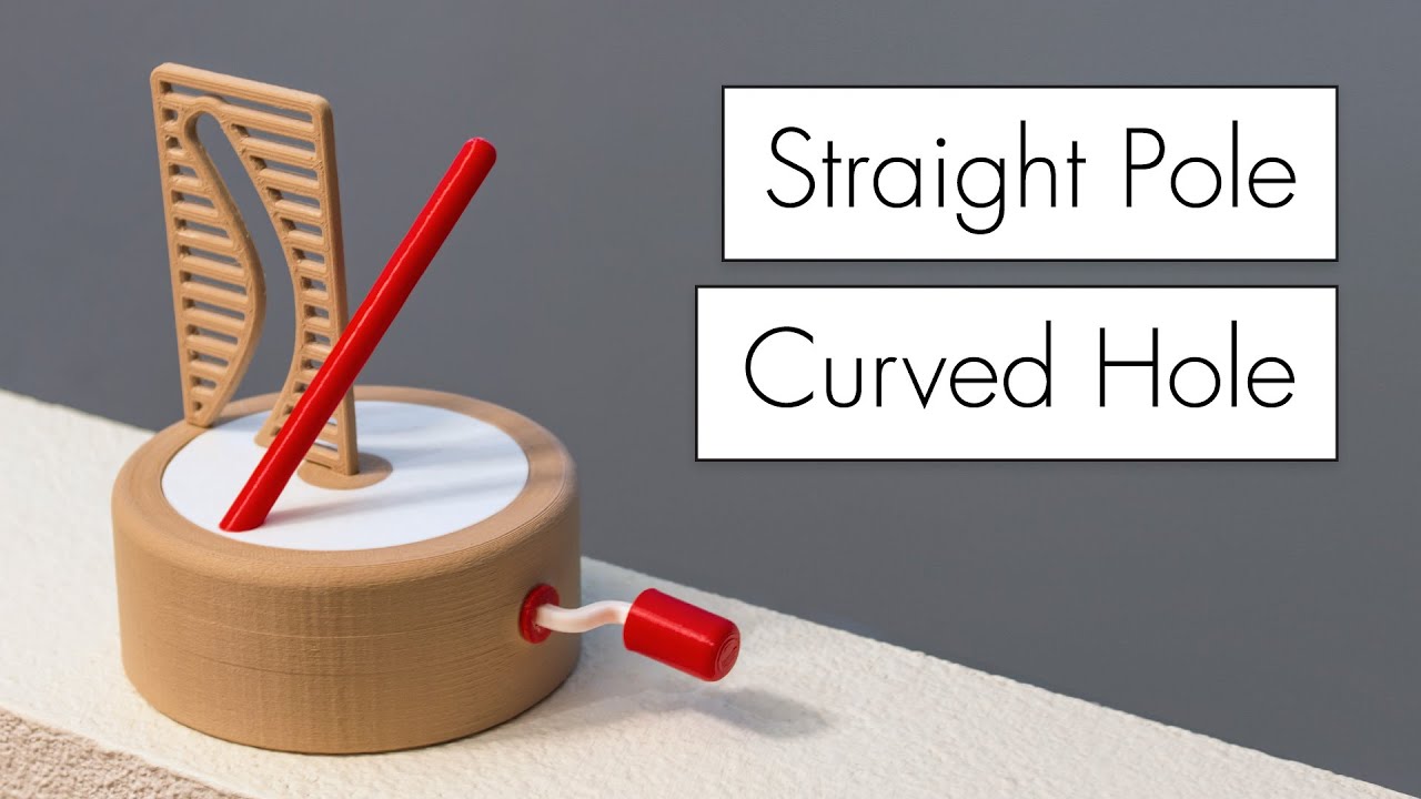 How straight and curved pole illusions work.