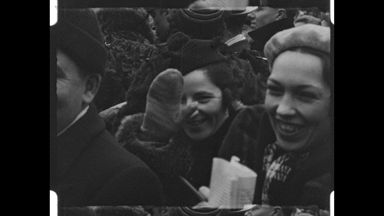 Restored footage from a 1939 ski jumping competition