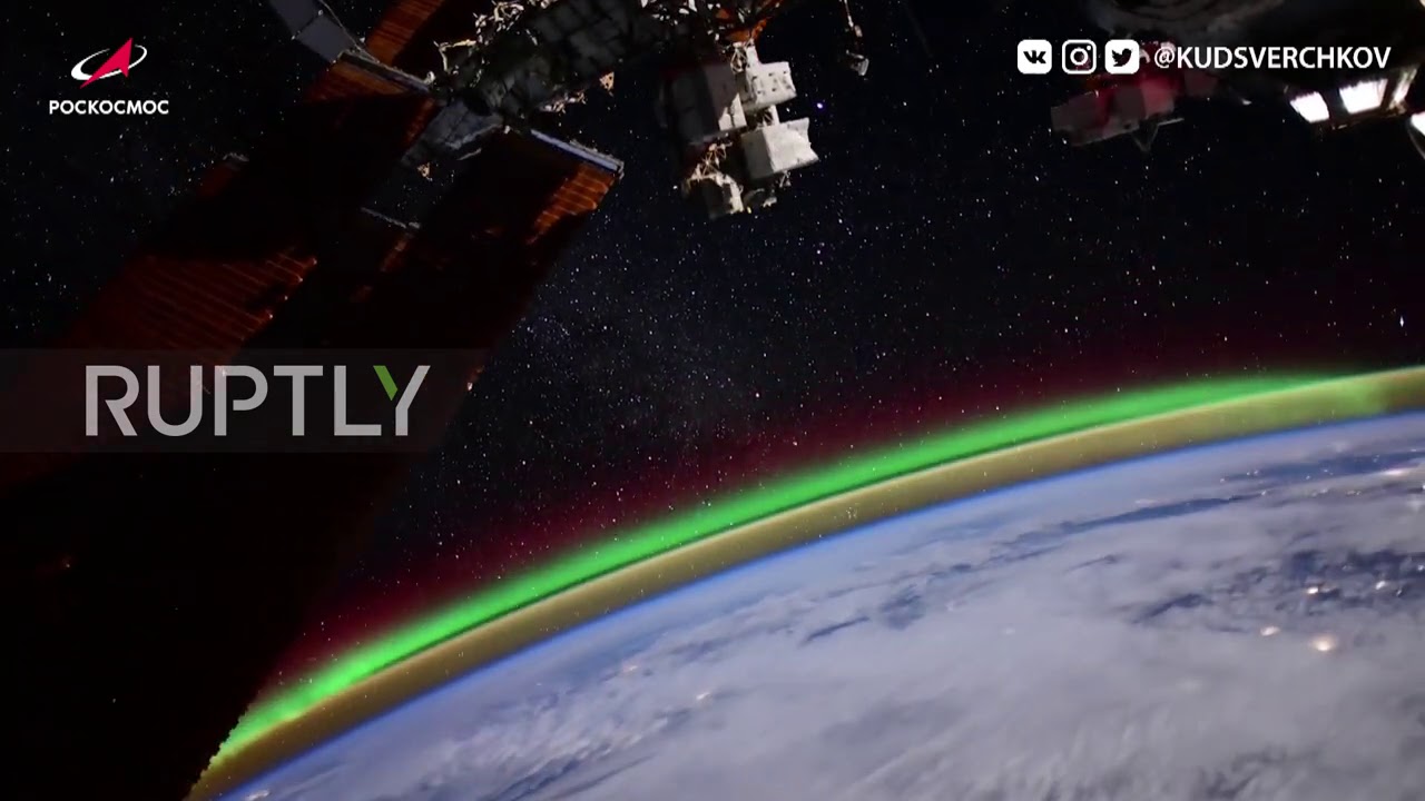 The Northern Lights from space