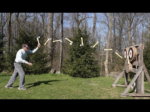 Teacher on the science behind axe throwing