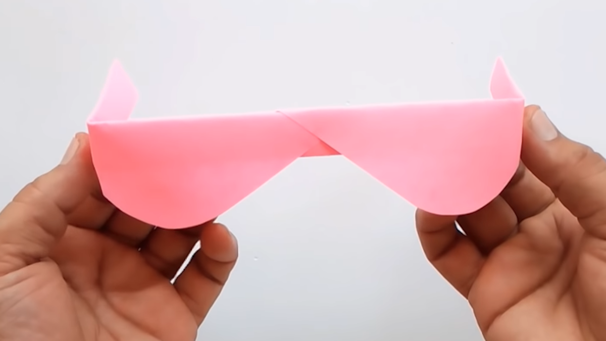 How to make cooling paper origami sunglasses