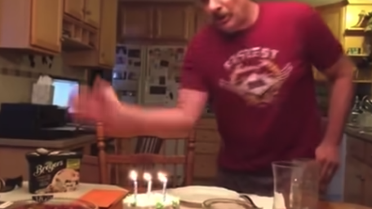 “Dad, tell me again why you don’t blow out the candles?”