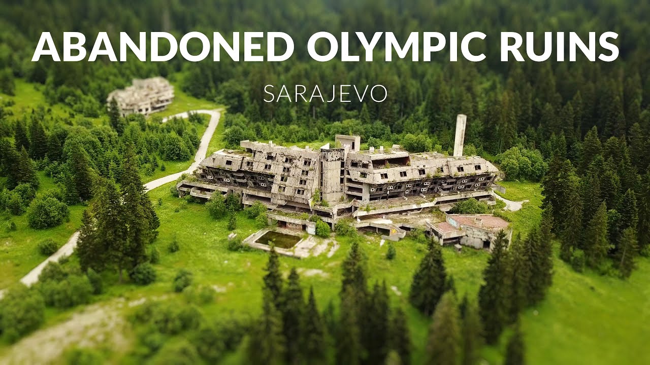 Tour of the abandoned Olympic ruins of Sarajevo.