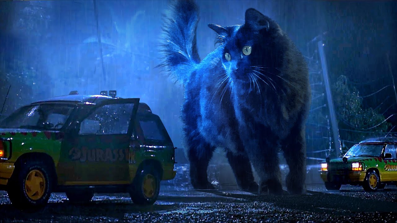 Jurassic Park But With A Cat Jurassic Park But With A Cat