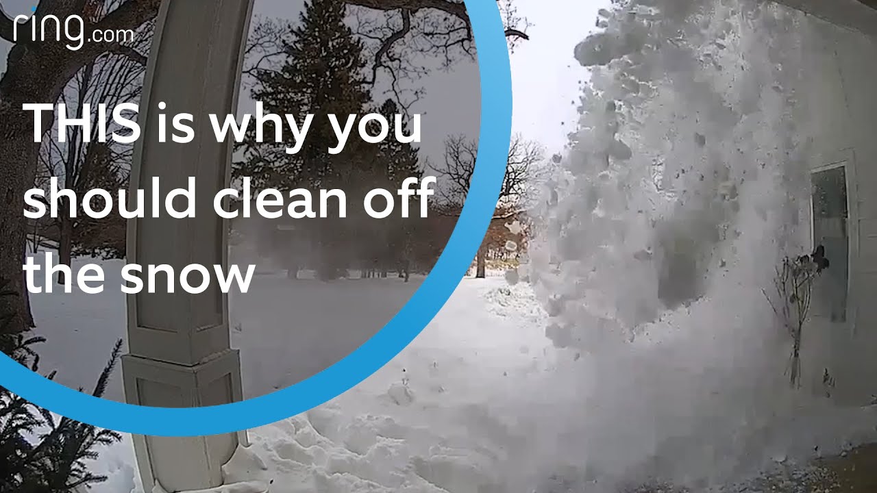 This is why you should clean snow off your roof.