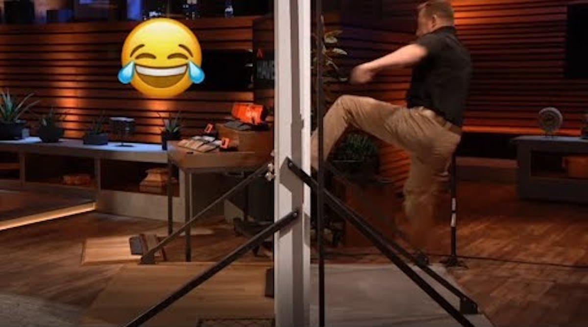 Shark Tank door lock demonstration hilariously backfires