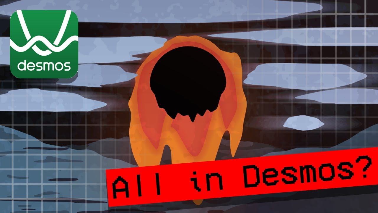 Amazing animation using Desmos graphing calculator.