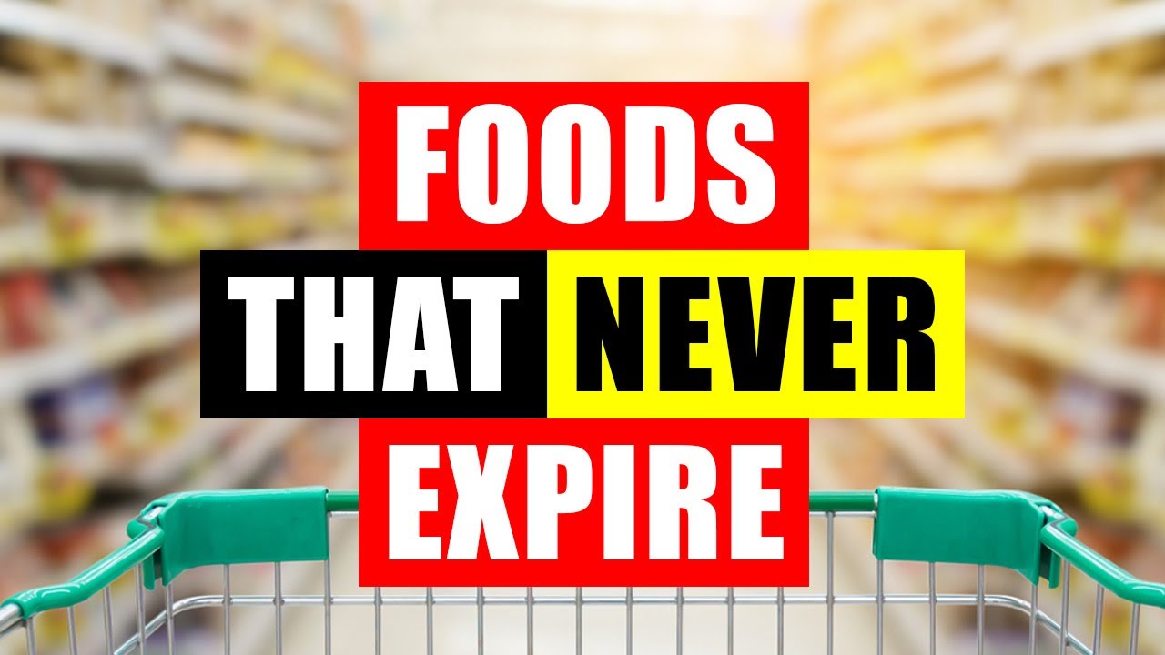 15 foods that never expire.