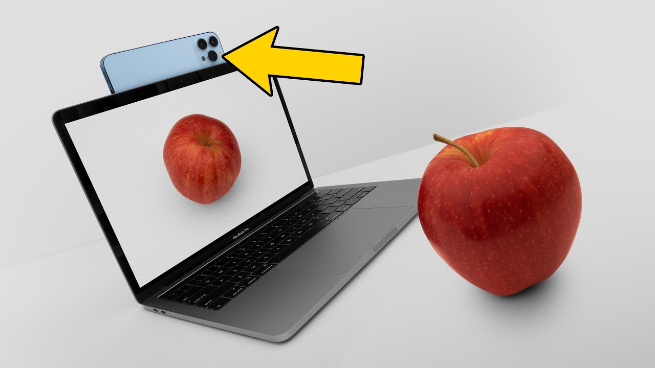 Testing Apple's new "webcam" trick.