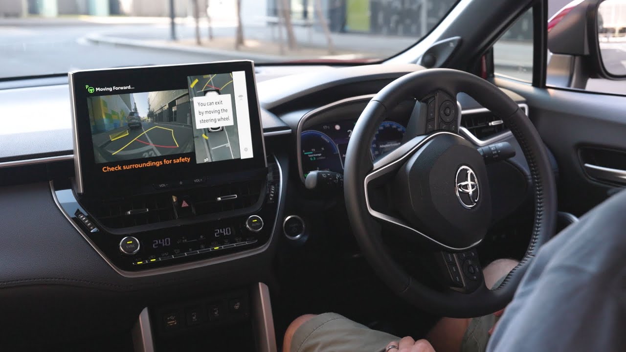 2023 Toyota parking assist feature.