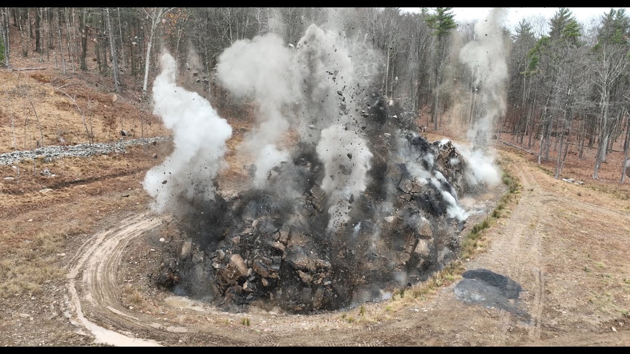 Exploding Pond Totally blasting a pond.