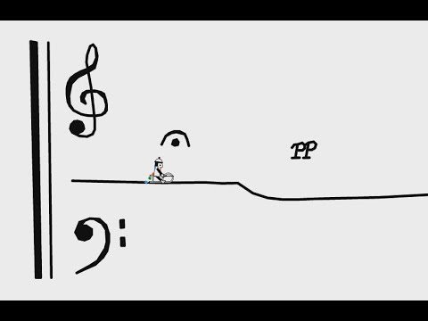 The line rider goes sledding.