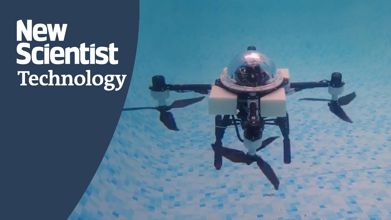 Revolutionary Waterproof Drone Capable of Swimming and Flying with Just Four Propellers