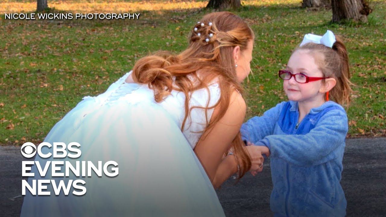 Girl with autism mistakes bride for Cinderella.