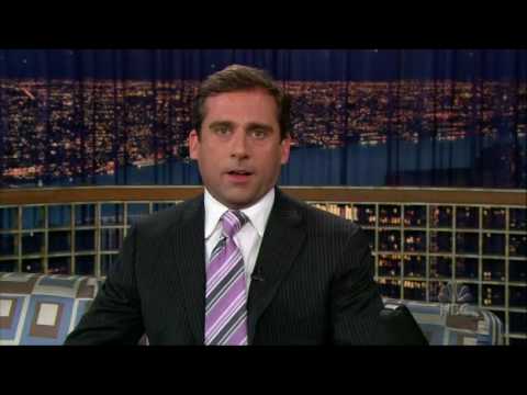 Steve Carell's joyless laugh.