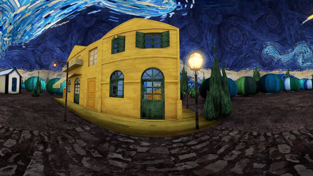 Van Gogh's "Starry Night" VR experience.