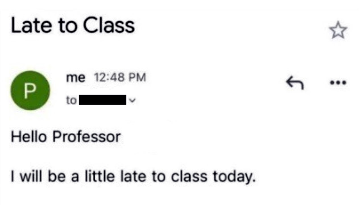 Late to class drama
