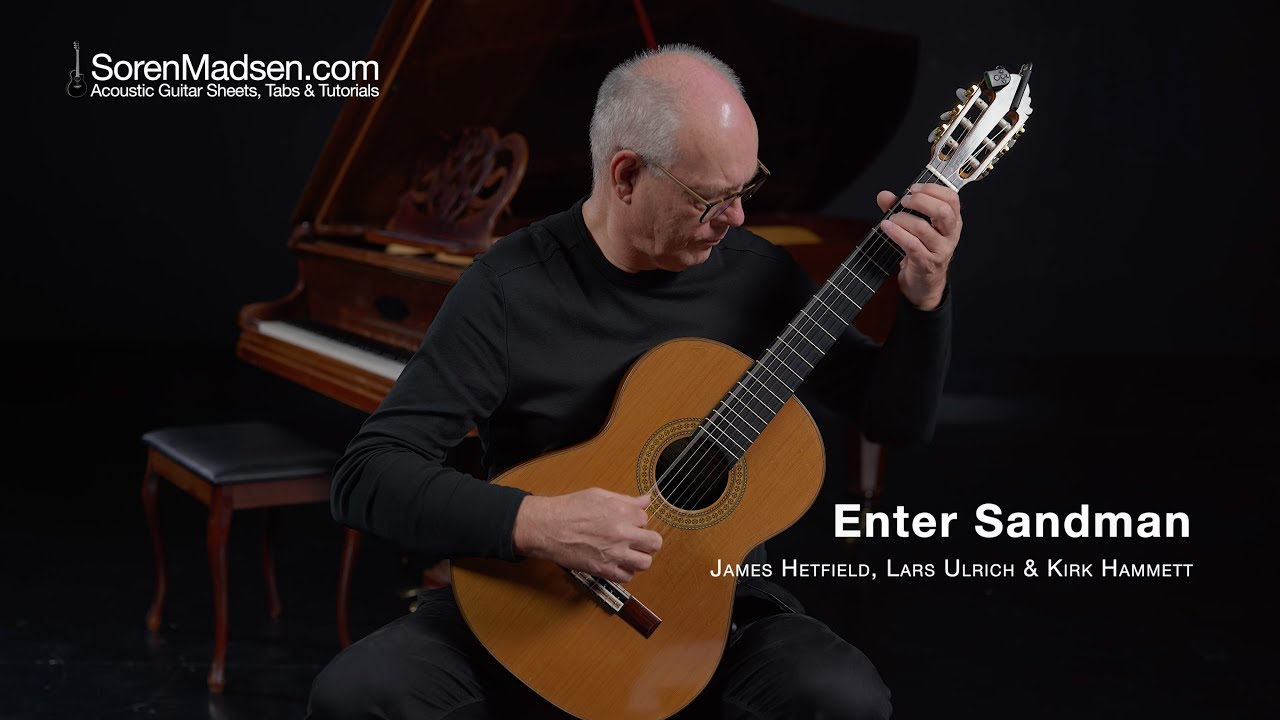 Classical guitar cover of Metallica's ‘Enter Sandman.'