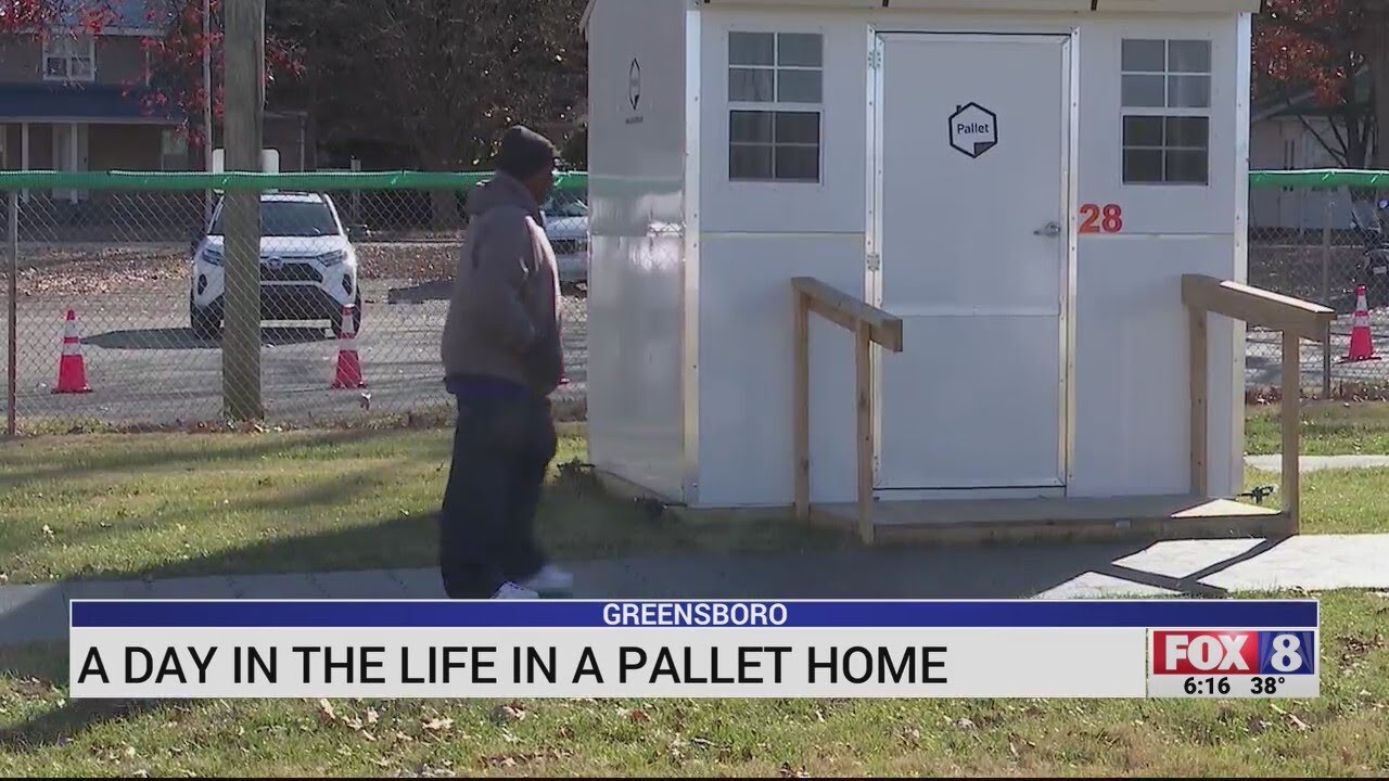 Life inside Greensboro's pallet homes.
