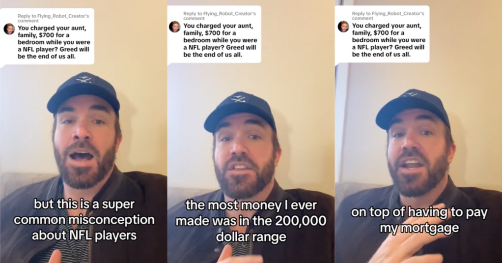 Former NFL Player Talked About Why He Charges His Aunt Money To Live