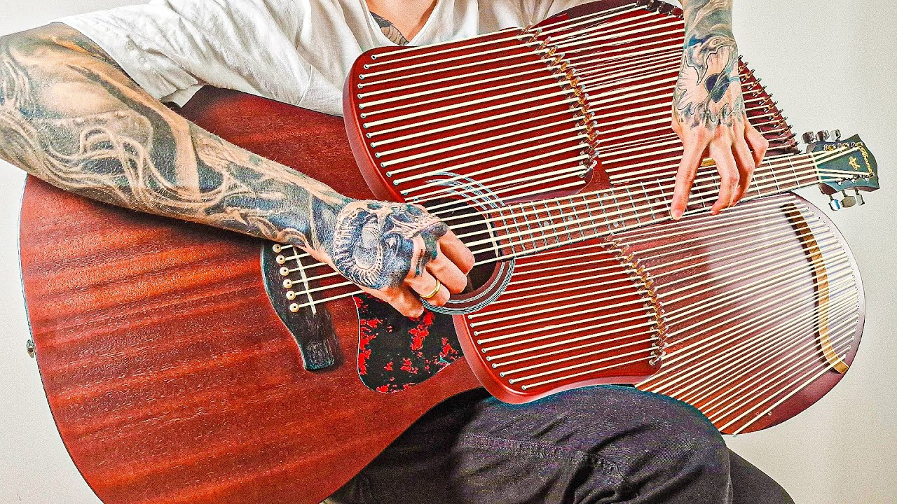 100-string-acoustic-guitar-solo