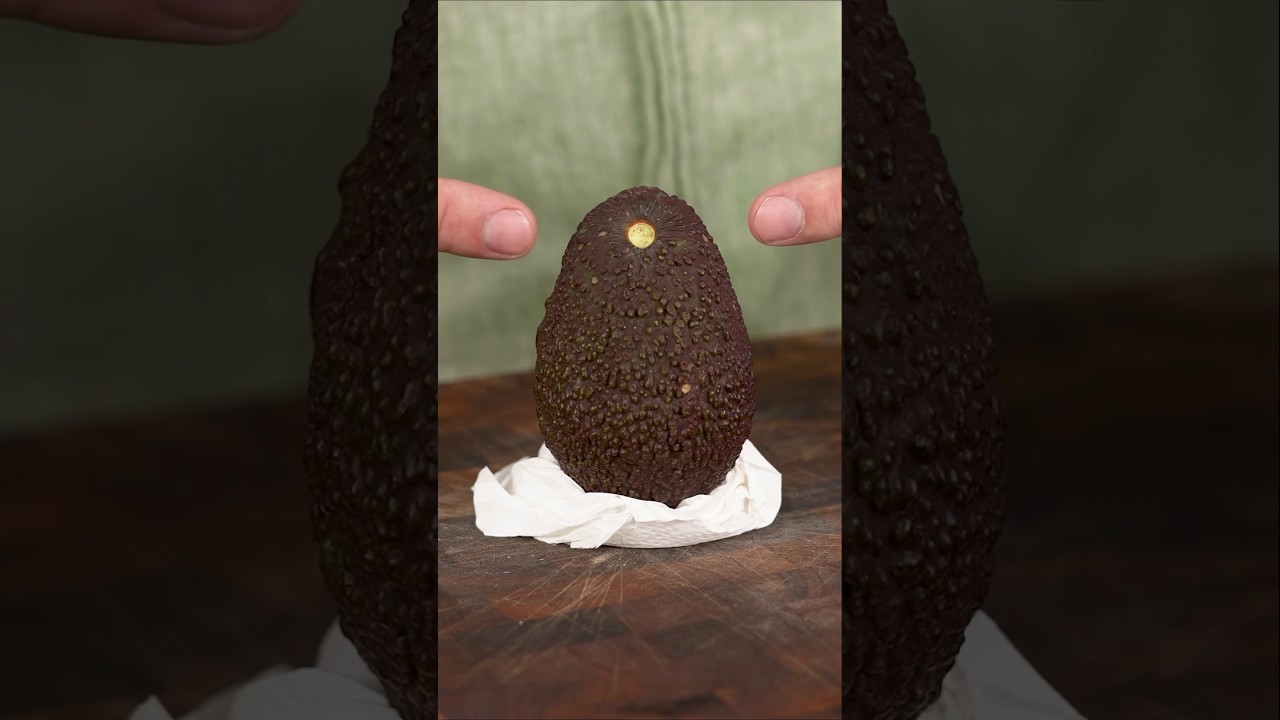 Open an avocado without a knife.