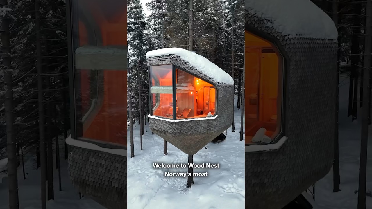 There's snow way this cabin is real.
