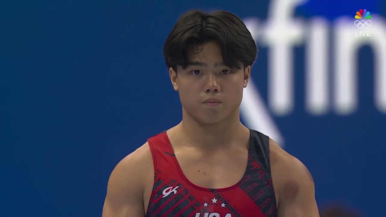 Asher Hong does the most difficult vault in the world.